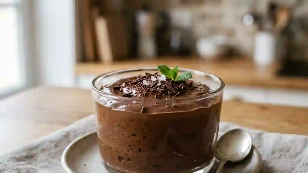 Mousse au chocolat noir intense et aérienne - Photo de présentation