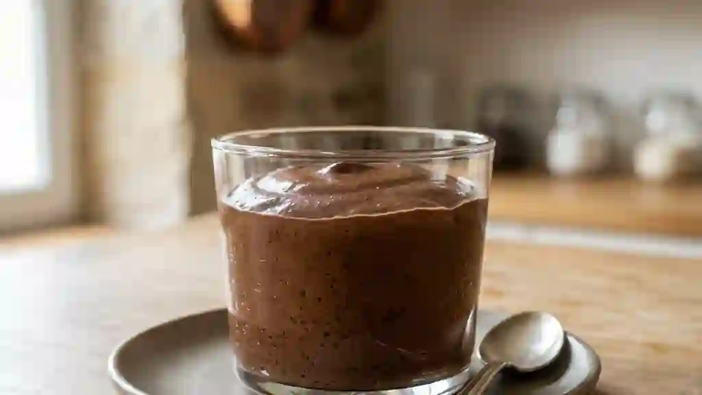 Mousse au chocolat aérienne et intense - Photo de présentation