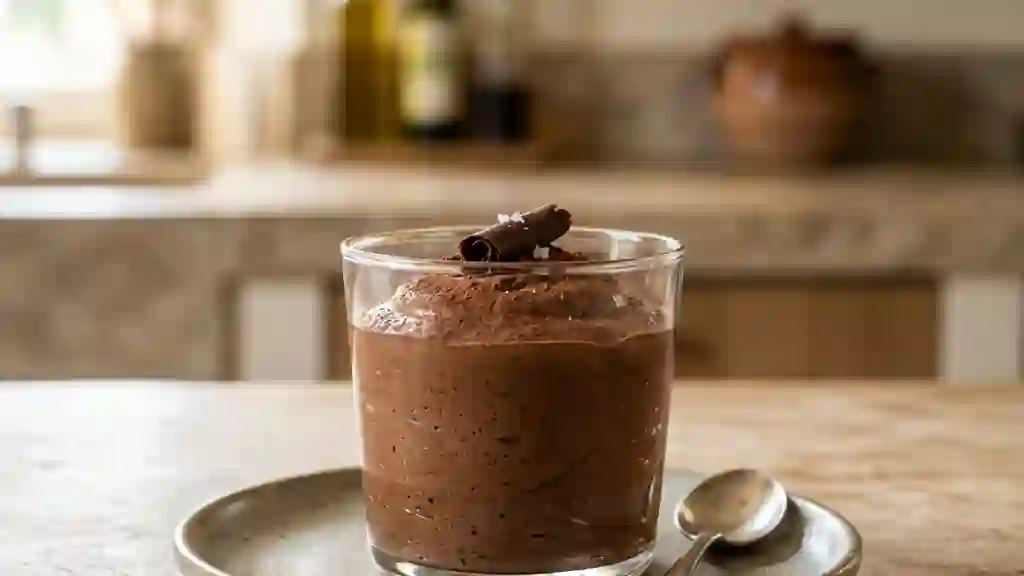 Mousse au chocolat intense et veloutée - Photo de présentation