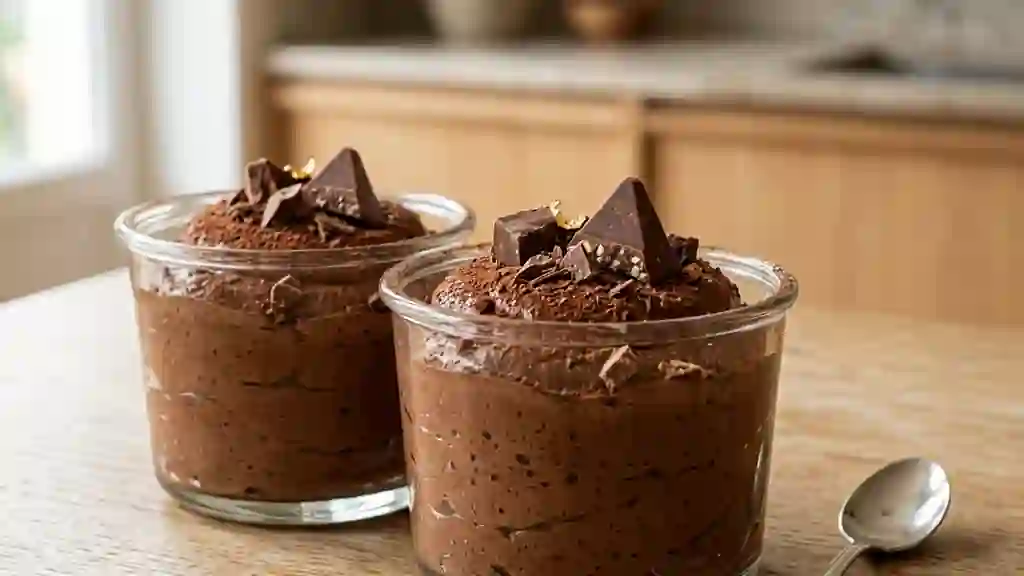 Mousse Toblerone fondante et alvéolée - Photo de présentation