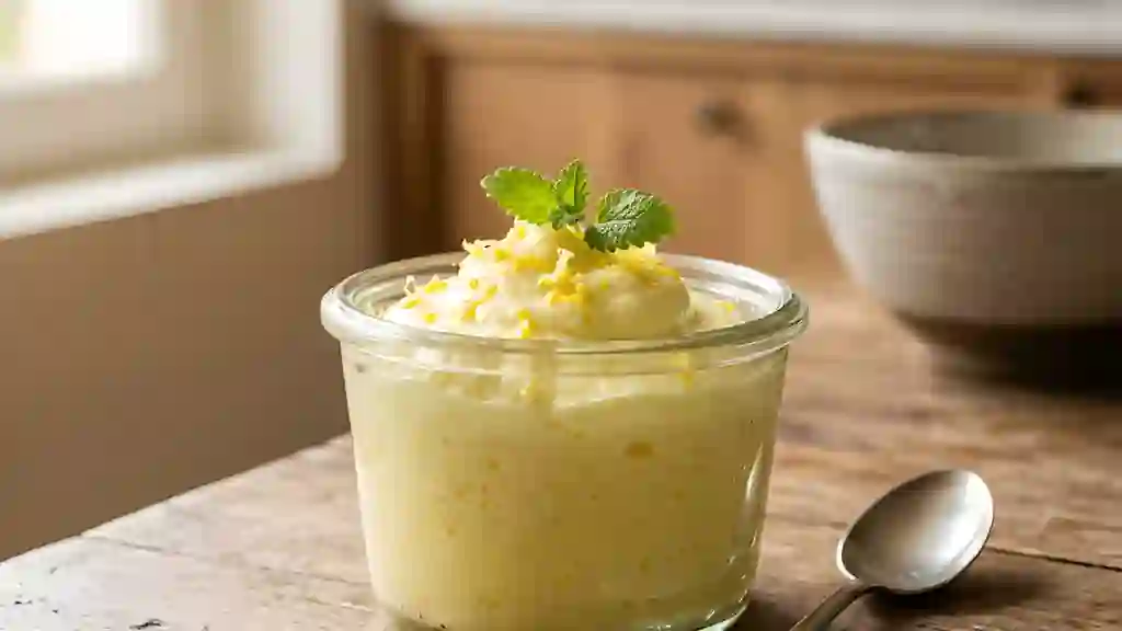 Mousse au Citron Acidulée et Nuageuse - Photo de présentation
