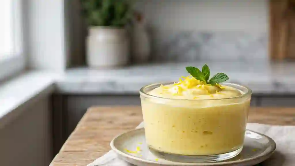 Mousse Citron Givrée et Nuageuse - Photo de présentation