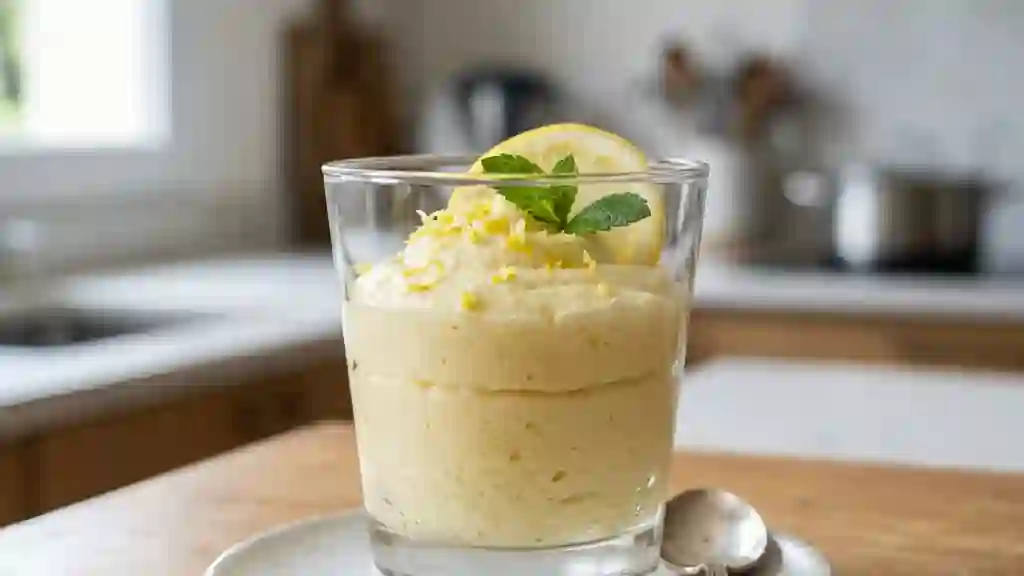 Nuage onctueux au citron frais - Photo de présentation