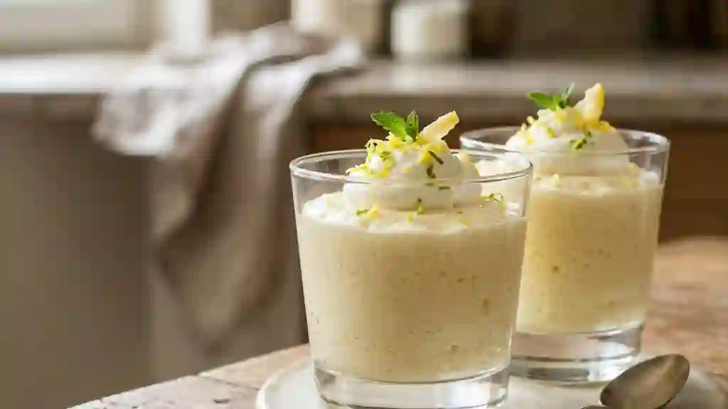 Mousse au citron aérienne et acidulée - Photo de présentation