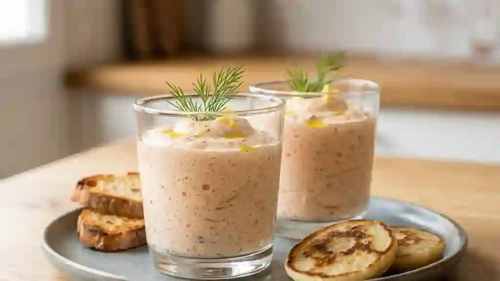 Mousse de saumon fondante à l'aneth - Photo de présentation