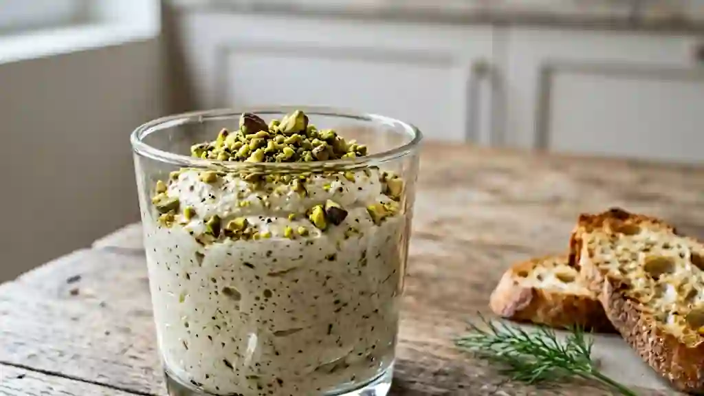 Mousse d'esturgeon onctueuse et pistaches - Photo de présentation