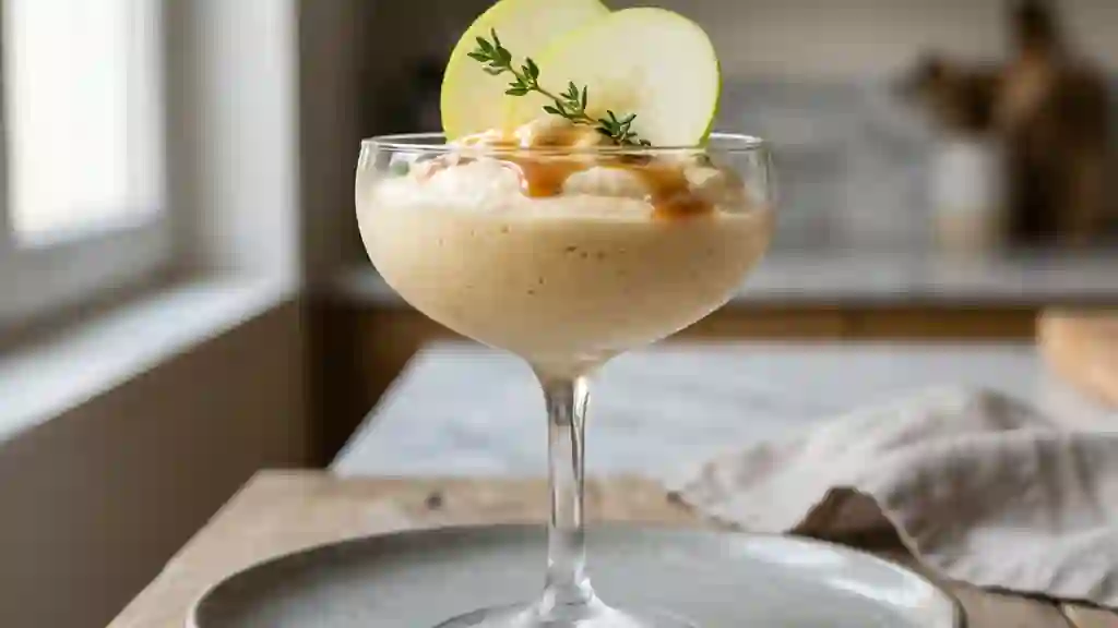 Nuage glacé aux pommes et cidre brut - Photo de présentation