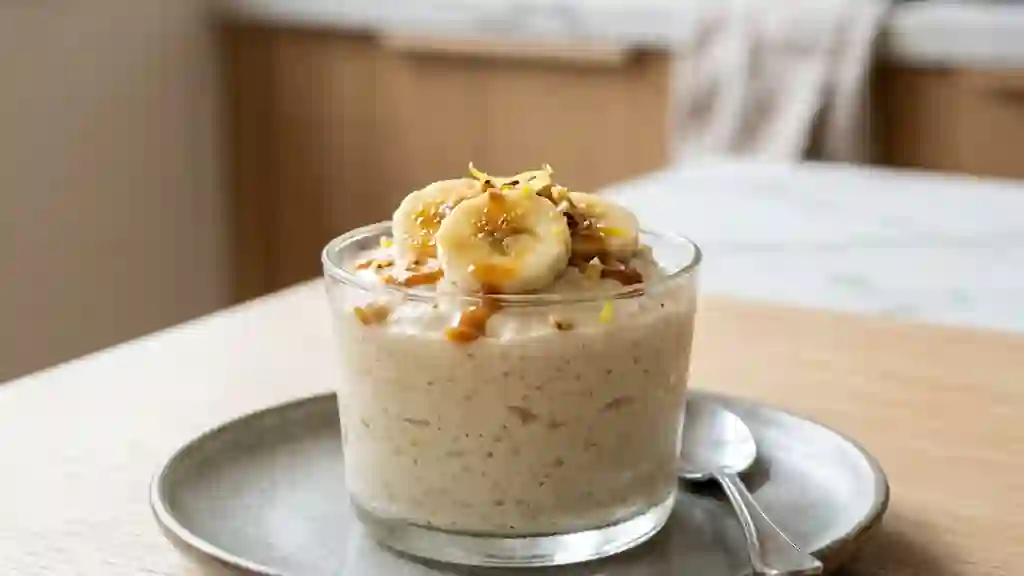Mousse de banane givrée et veloutée - Photo de présentation
