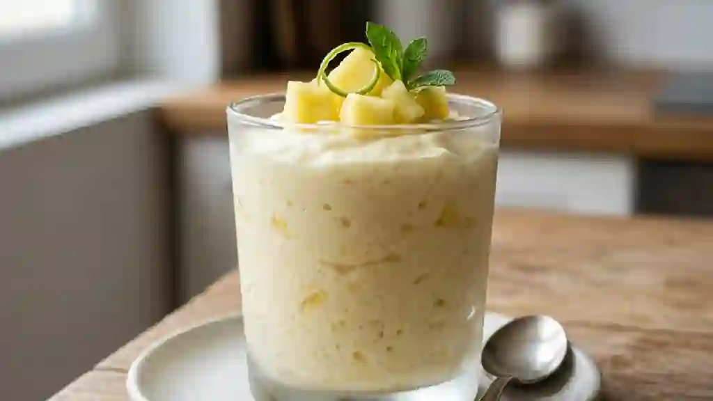 Nuage glacé à l'ananas frais et acidulé - Photo de présentation