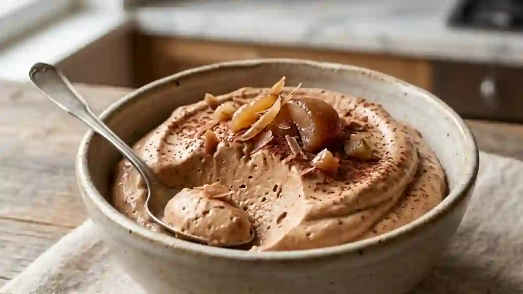 Mousse Glacée aux Marrons Fondante - Photo de présentation