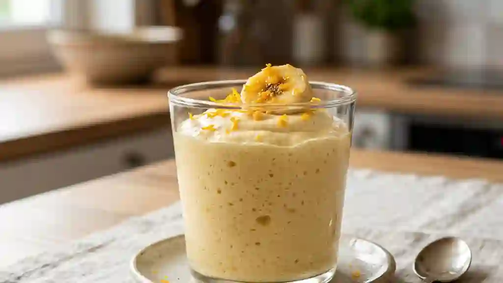 Mousse onctueuse Banane et Orange - Photo de présentation