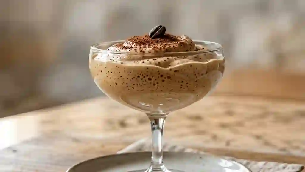 Nuage onctueux au café expresso - Photo de présentation