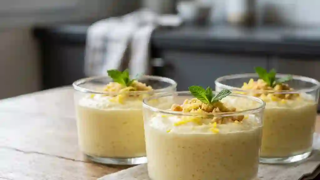 Mousse citronnée fondante et acidulée - Photo de présentation