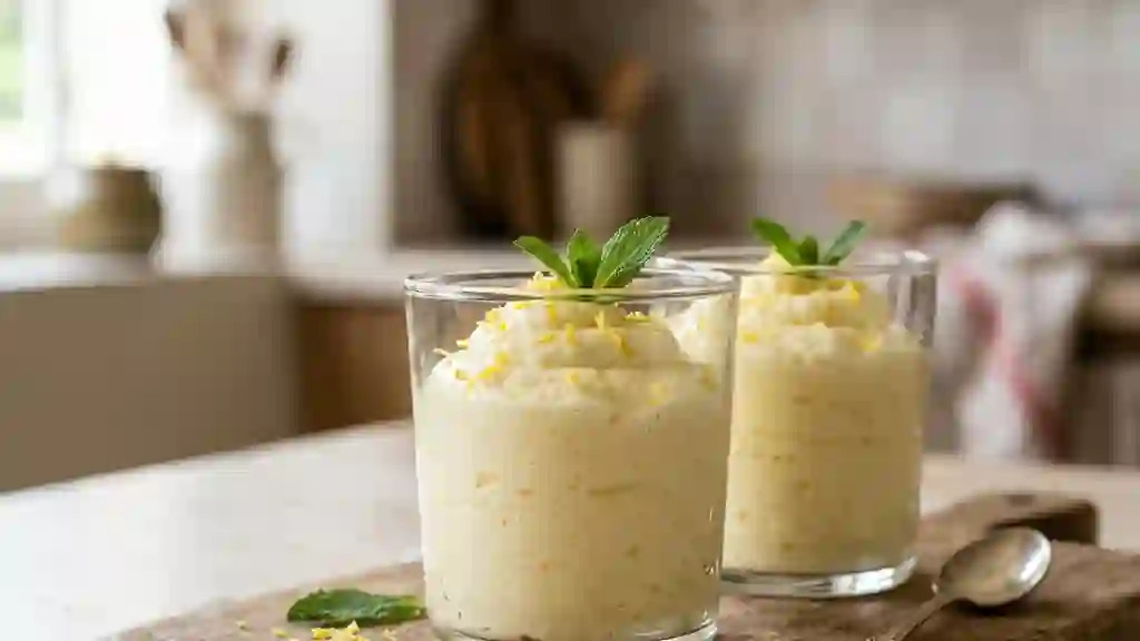 Mousse Citron Mascarpone Aérienne et Acidulée - Photo de présentation
