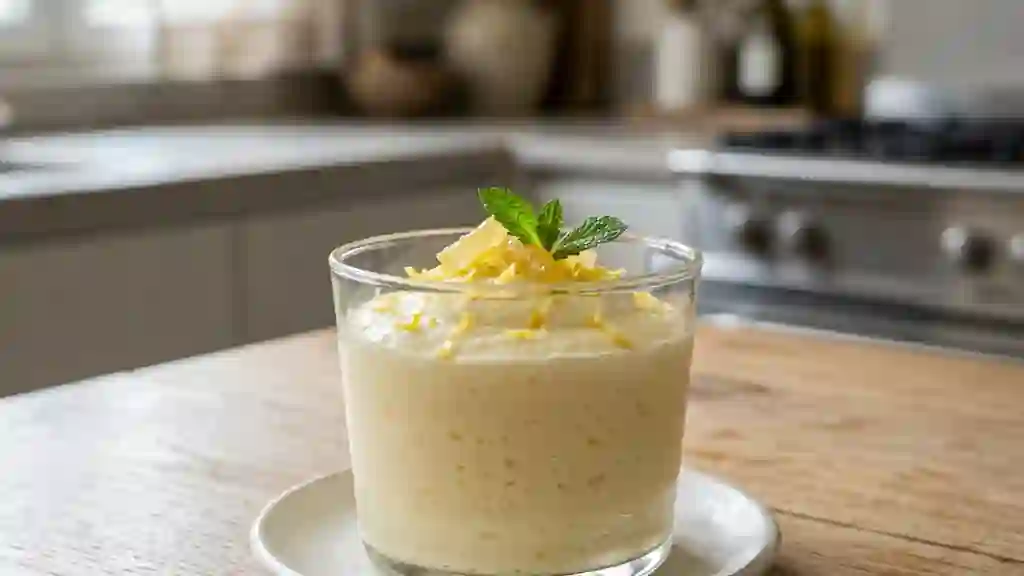 Mousse Citron Ultra-Légère sans Œufs - Photo de présentation