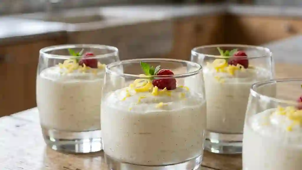 Nuage de skyr au citron et vanille - Photo de présentation