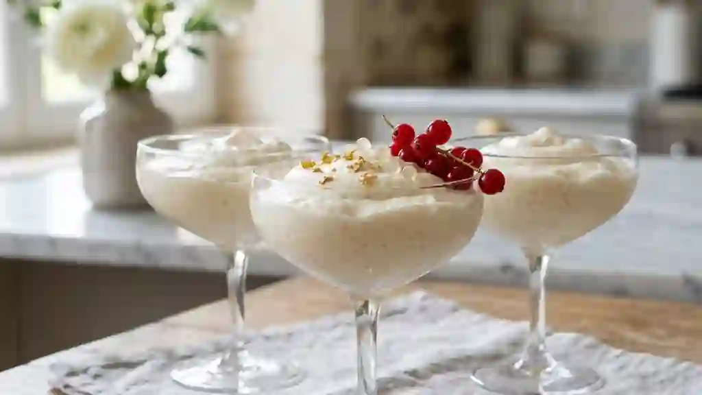 Mousse au Champagne Perlée et Nuageuse - Photo de présentation