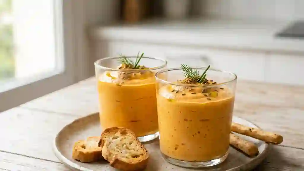Mousse de carottes onctueuse au cumin - Photo de présentation