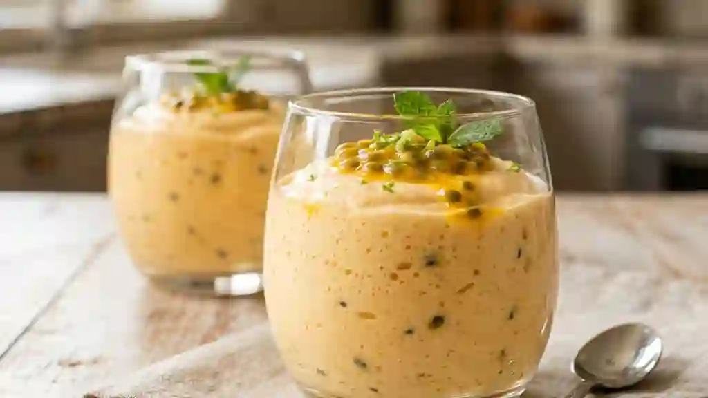 Mousse Passion Nuageuse et Acidulée - Photo de présentation