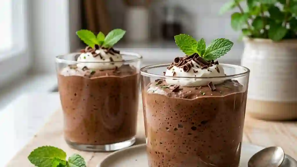 Mousse Menthe-Chocolat Nuageuse - Photo de présentation