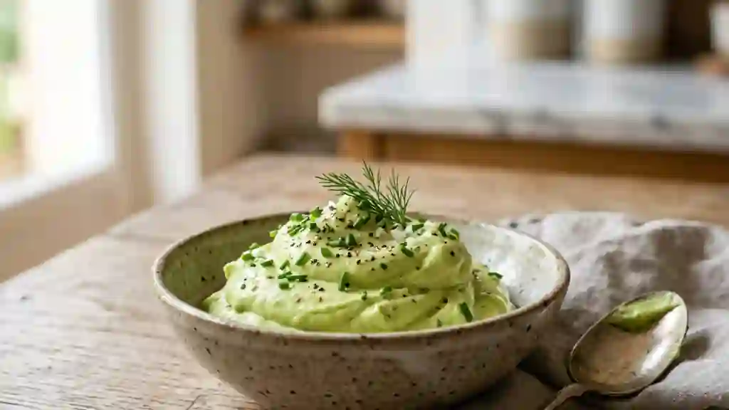 Mousse d'avocat fondante et citronnée - Photo de présentation