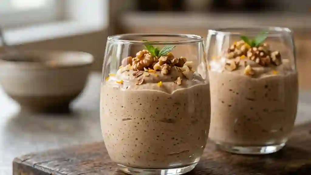 Mousse Onctueuse Marron et Noix Croquantes - Photo de présentation
