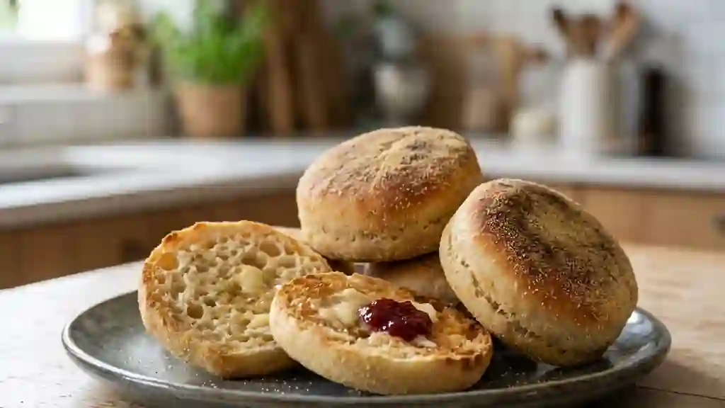 Muffins anglais extra-moelleux à la semoule - Photo de présentation