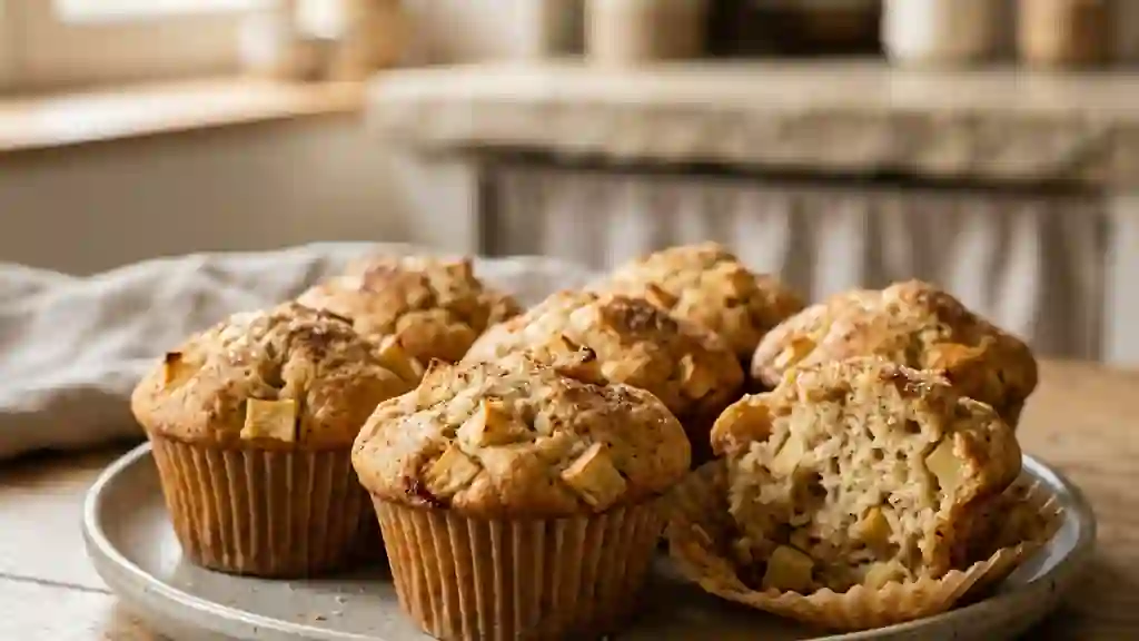 Muffins aériens pomme et cannelle - Photo de présentation