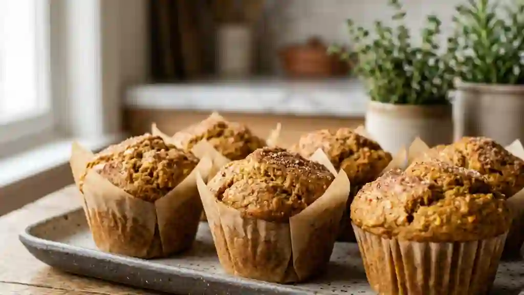 Muffins Moelleux Citrouille & Épices Douces - Photo de présentation