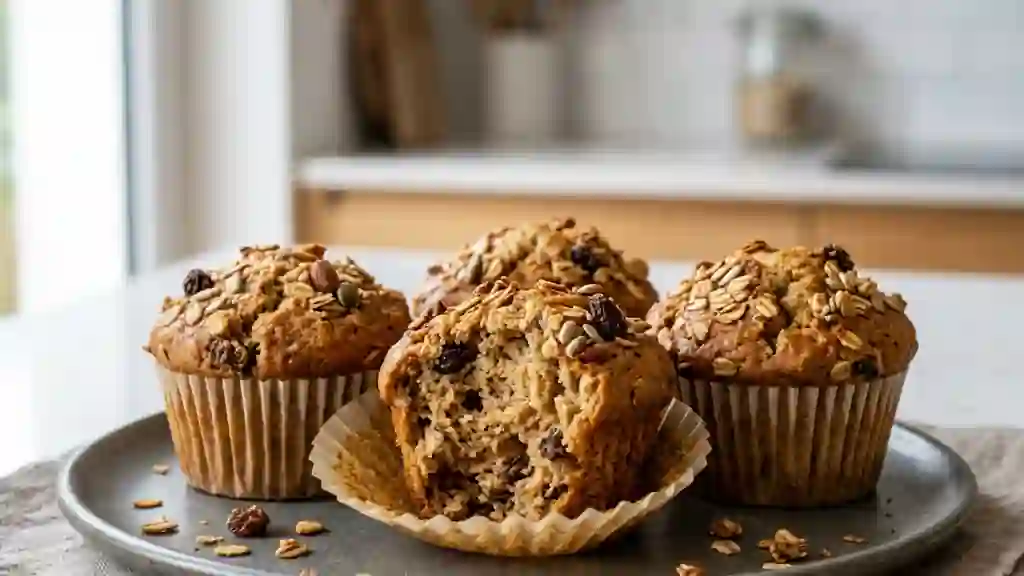 Muffins muesli et vanille ultra-moelleux - Photo de présentation
