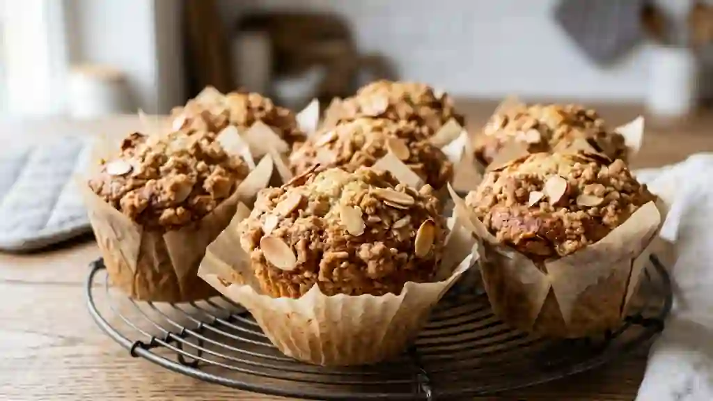 Muffins Moelleux à la Cannelle et Streusel - Photo de présentation