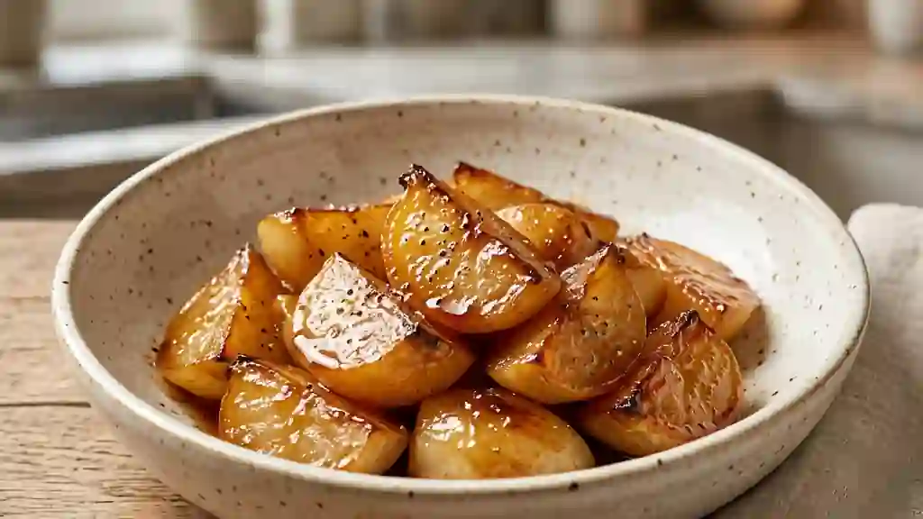 Navets fondants au miel et beurre noisette - Photo de présentation