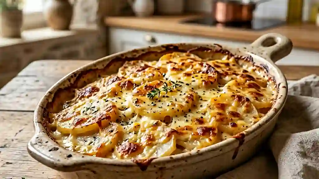 Navets fondants gratinés au miel - Photo de présentation