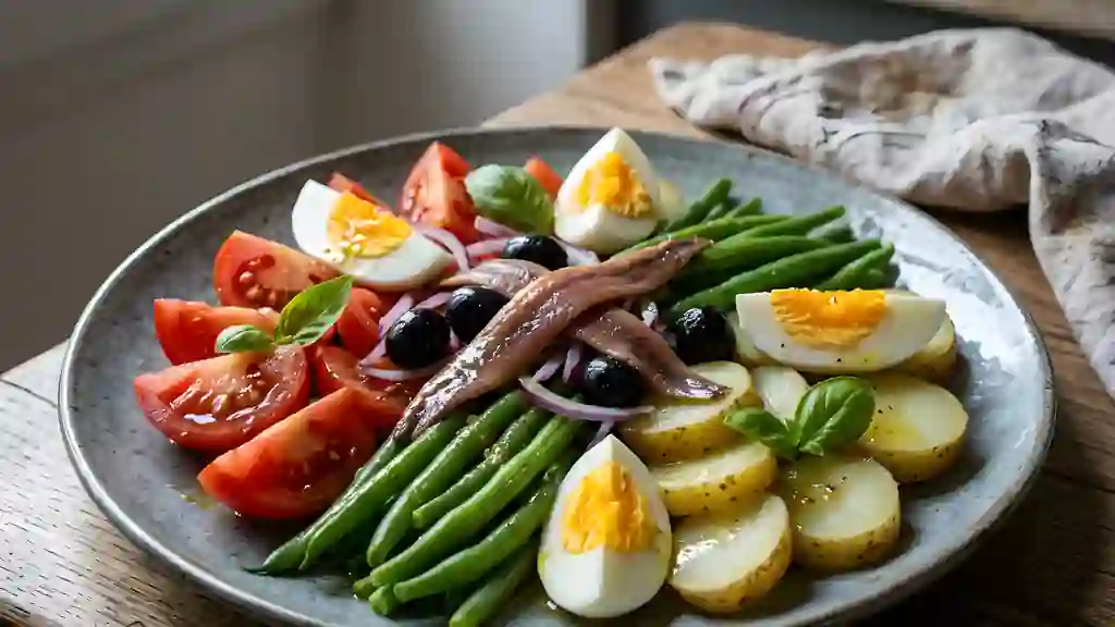 Niçoise Croquante et Anchois Fondants - Photo de présentation