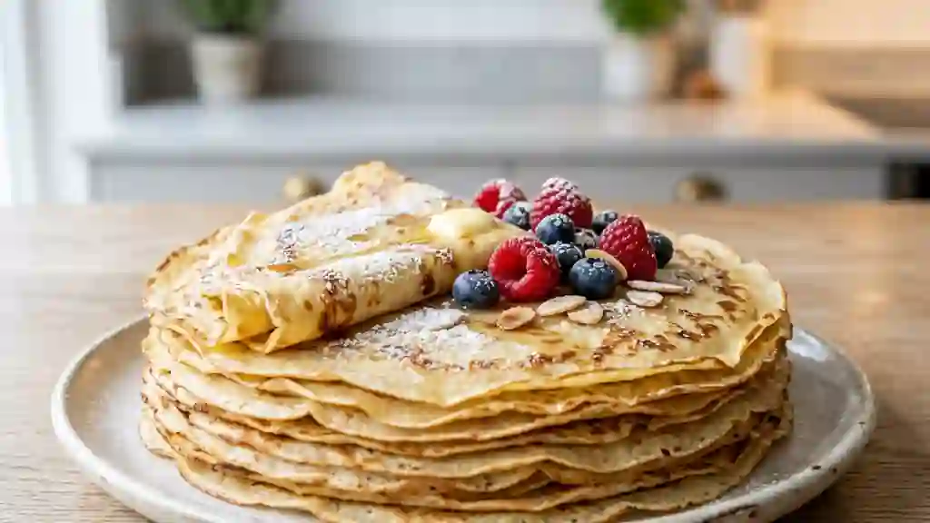 Crêpes fondantes au beurre noisette - Photo de présentation
