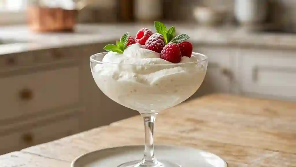 Nuage de fromage blanc à la vanille - Photo de présentation