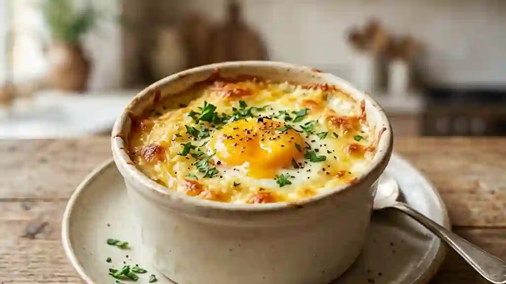 Œufs Cocotte Fondants au Fromage - Photo de présentation