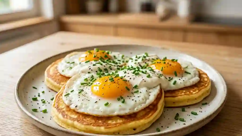 Blinis Moelleux et Œufs au Plat Fondants - Photo de présentation