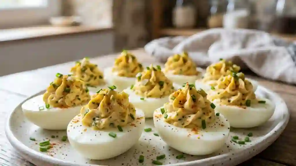 Oeufs Mayo Crémeux et Éclats de Cornichons - Photo de présentation