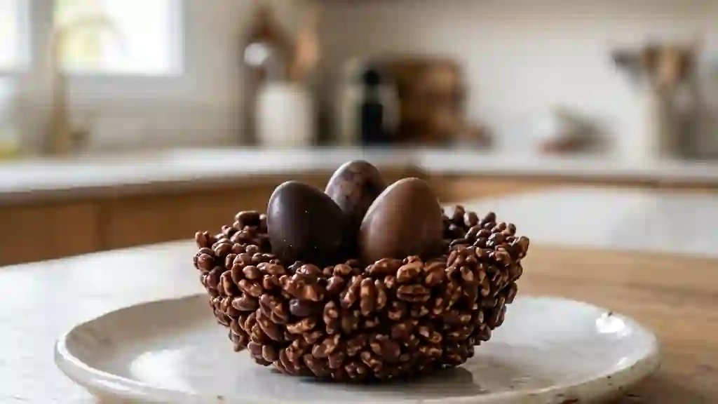 Nids Croustillants au Chocolat - Photo de présentation