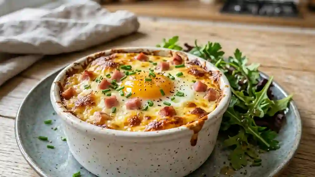 Oeufs Olga Crémeux et Fromage Gratiné - Photo de présentation