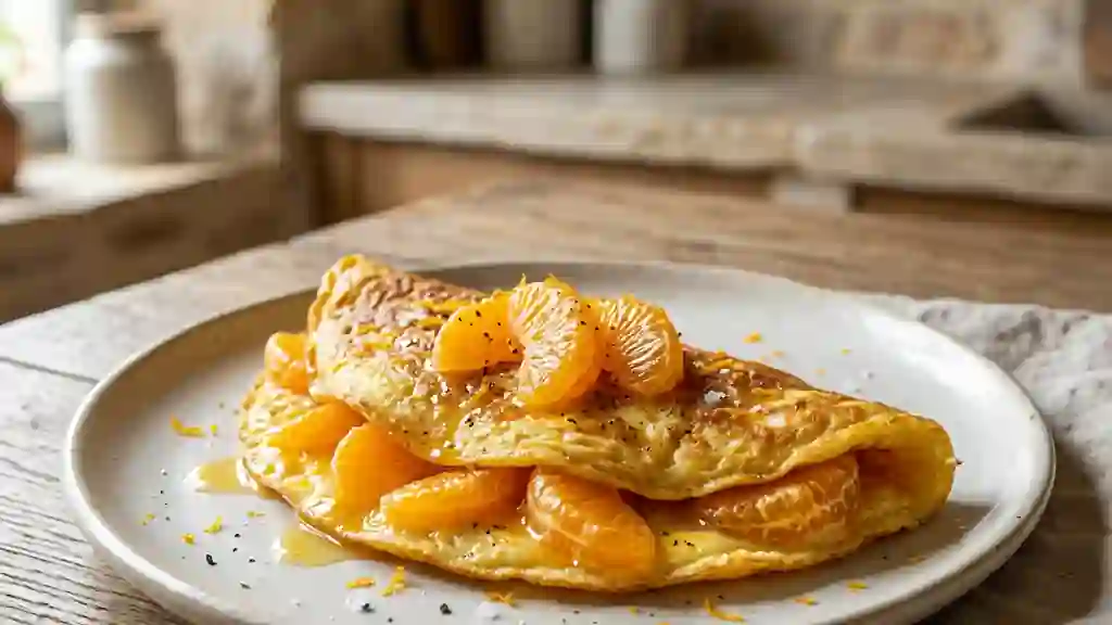 Omelette Fondante aux Éclats de Clémentine - Photo de présentation
