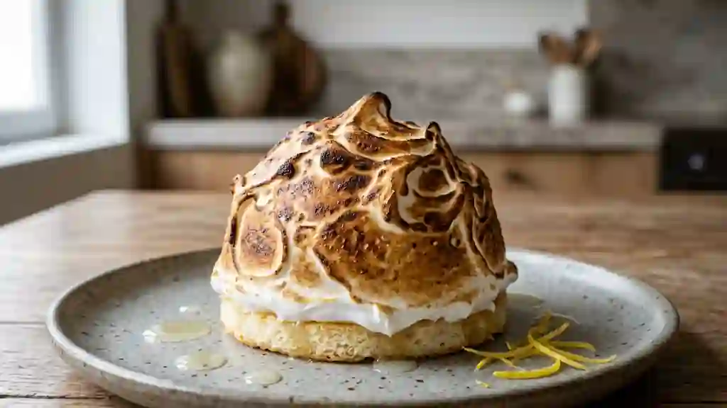 Omelette norvégienne meringuée et fondante - Photo de présentation