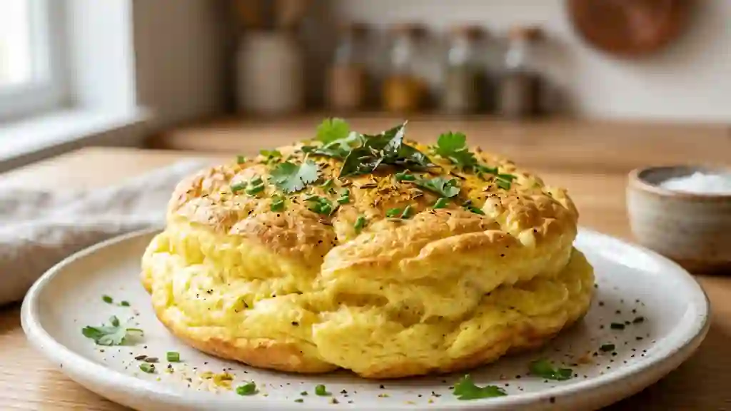 Omelette Nuage au Curry - Photo de présentation