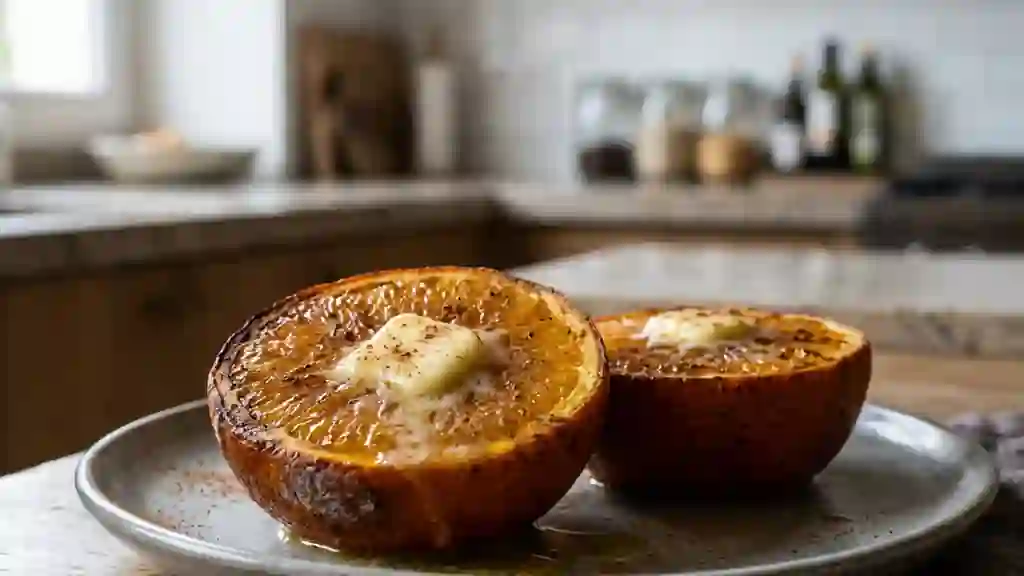 Oranges Braisées à la Cendre et Cannelle - Photo de présentation