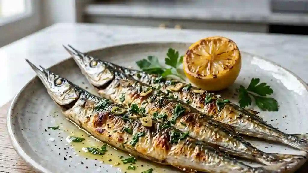 Orphies de mai grillées et citronnées - Photo de présentation