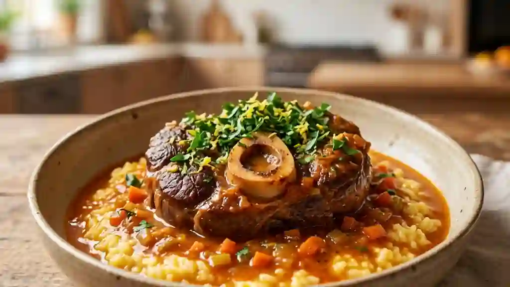 Osso Bucco Fondant à la Milanaise - Photo de présentation