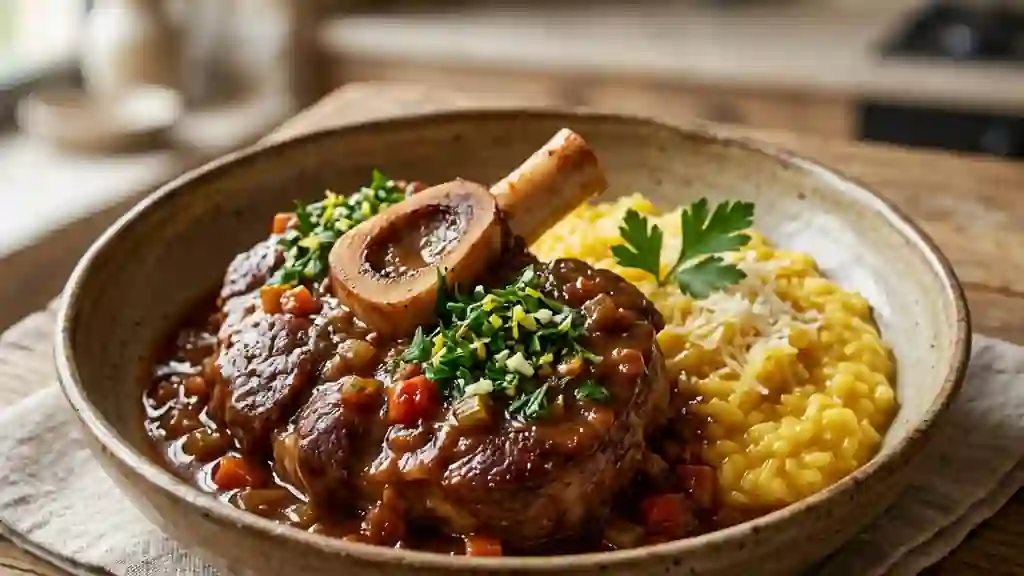 Osso Bucco fondant à la milanaise - Photo de présentation