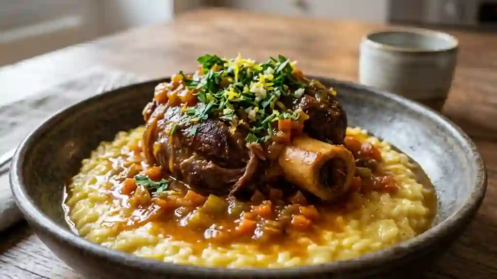 Osso Buco fondant à la gremolata - Photo de présentation