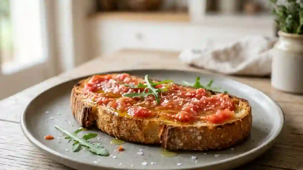 Tartine Catalane Croustillante et Fruitée - Photo de présentation